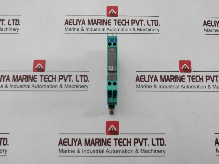 Pepperl+Fuchs Z915 Zener Barrier Din Rail Mount 15V,153Ma,250V