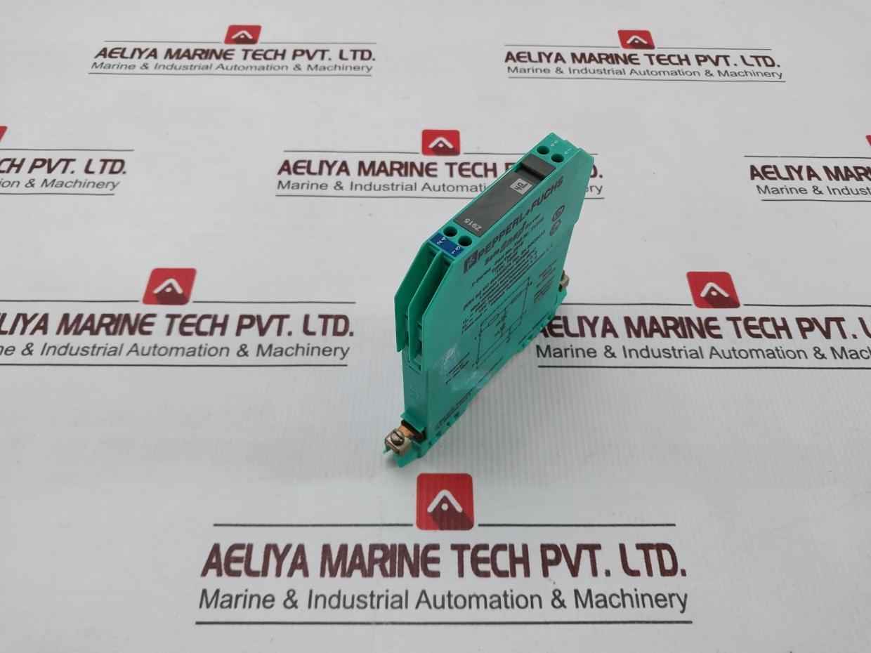 Pepperl+Fuchs Z915 Zener Barrier Din Rail Mount 15V,153Ma,250V