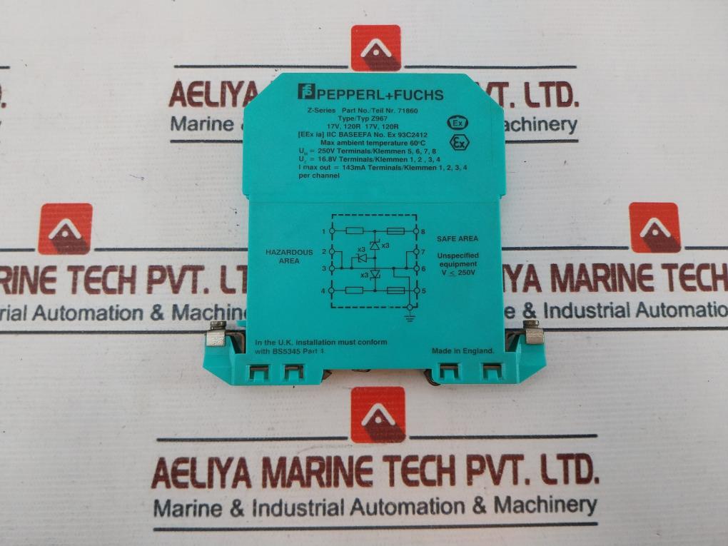 Pepperl+Fuchs Z967 Safe Snap Barrier