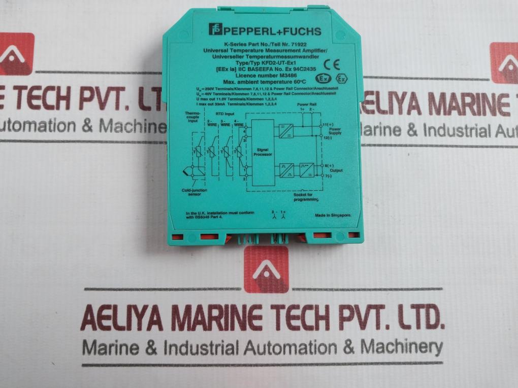 Pepperl+Fuchs Kfd2-ut-ex1 Temperature Measurement Amplifier