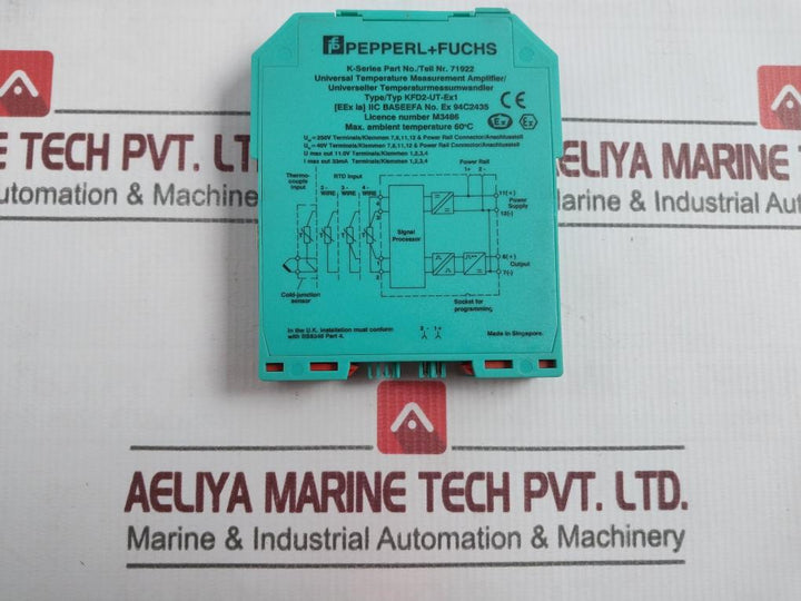 Pepperl+Fuchs Kfd2-ut-ex1 Temperature Measurement Amplifier