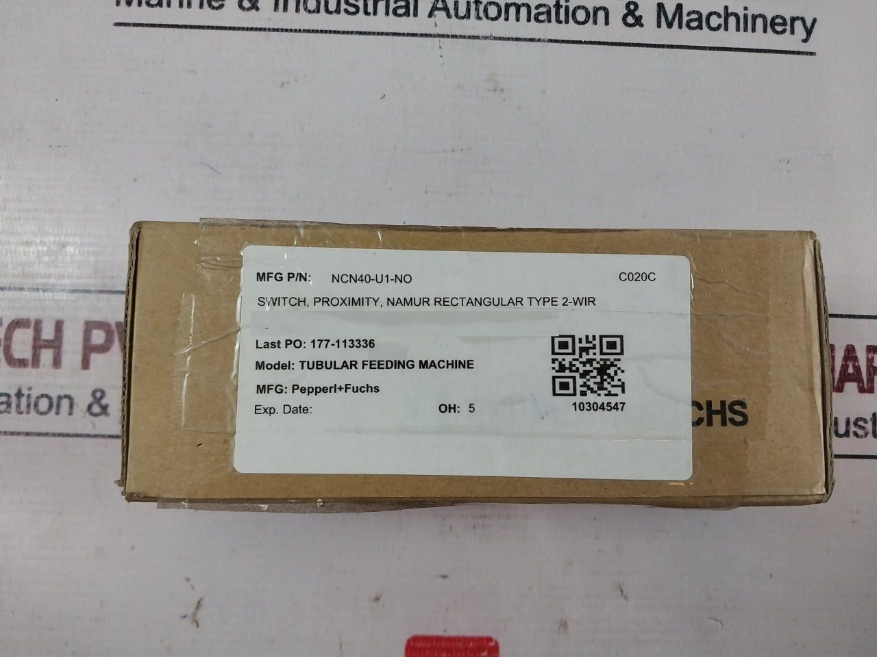 Pepperl+Fuchs Ncn40+U1+N0 Inductive Proximity Sensor
