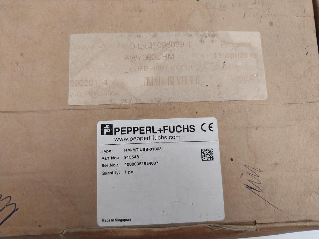 Pepperl+Fuchs Hm-mt-usb-010031 Viator Usb Interface For Hart Networks Rev 3.3