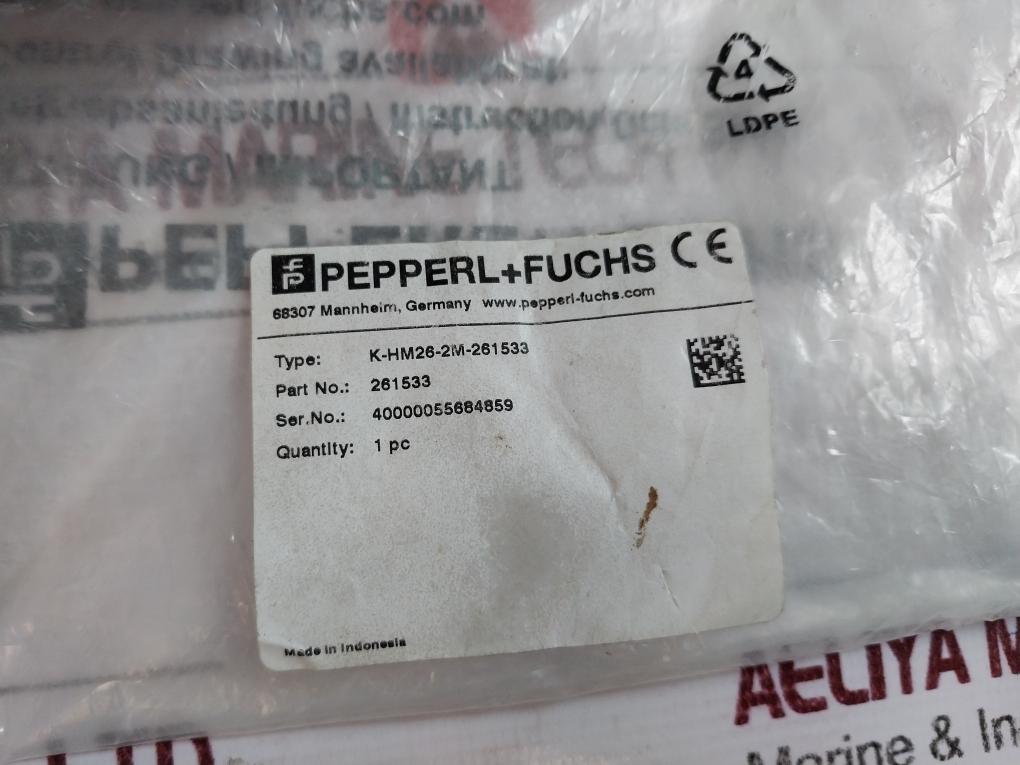 Pepperl+fuchs K-hm26-2m-261533 Hart Connection Cable With Connectors 261533