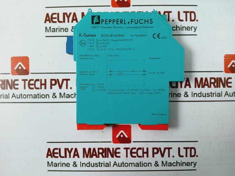 Pepperl+fuchs Kcd0-sd-ex1.1245 Transmitter Power Supplies Dc 19-30v/ca. 72ma 233