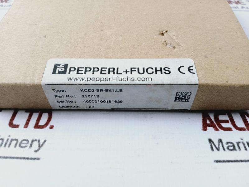 Pepperl+fuchs Kcd2-sr-ex1.lb 1-channel Isolated Barrier Switch Amplifier 216712