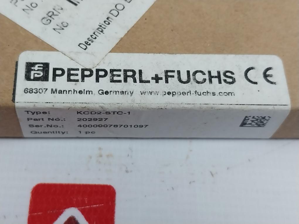 Pepperl+fuchs Kcd2-stc-1 K-system Module Safety Barrier 202927 Dc 19-30v, 45-35m
