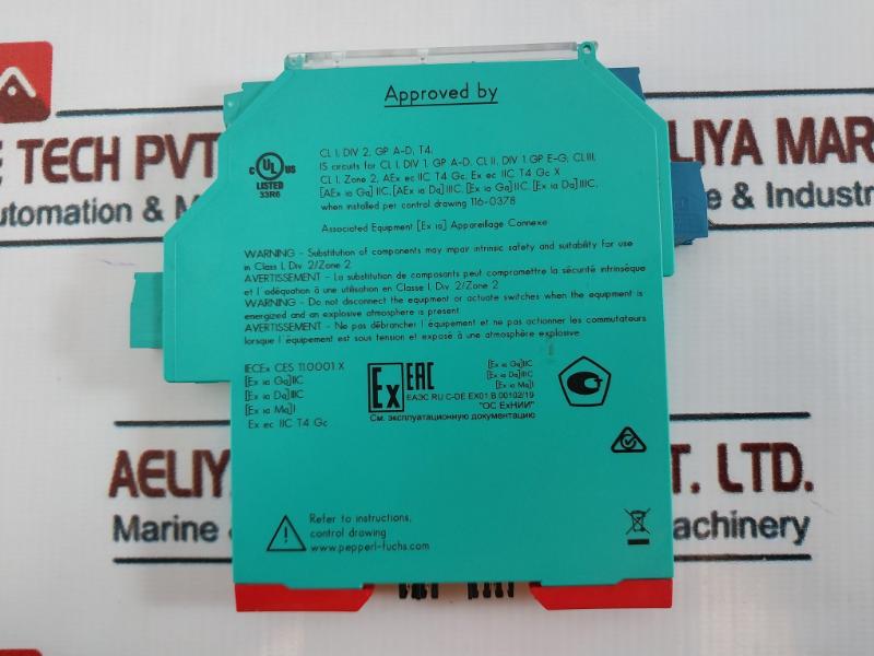 Pepperl+Fuchs Kcd2-stc-ex1.Es Transmitter Power Supply 4-20Ma