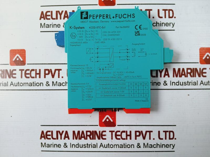 Pepperl+fuchs Kcd2-stc-ex1 Smart Transmitter Power Supply Dc 19-30v/45-35ma