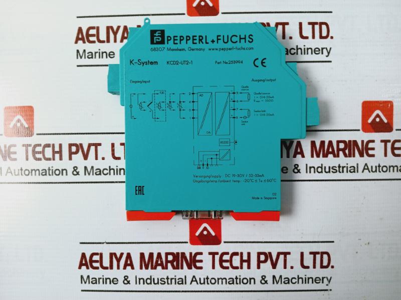 Pepperl+fuchs Kcd2-ut2-1 Universal Temperature Converter 253994 Dc 19-30v/52-33ma