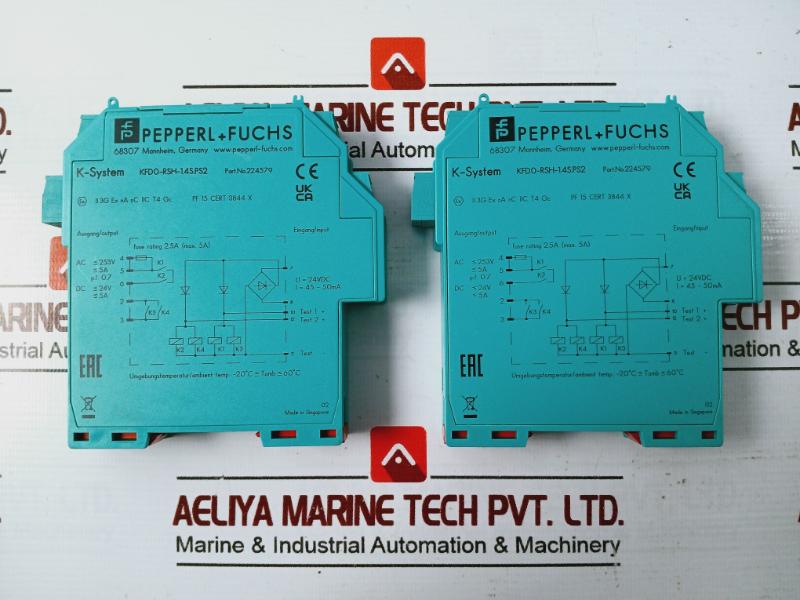 Pepperl+fuchs Kfd0-rsh-1.4s.ps2 Relay Module 224579 24vdc