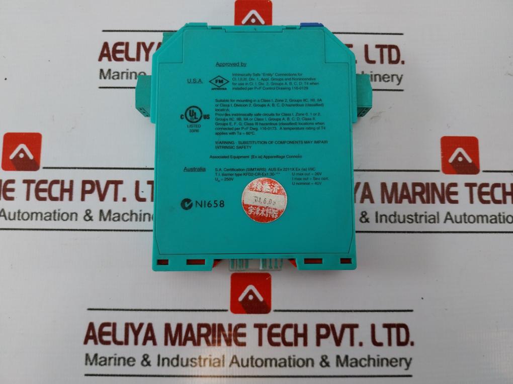 Pepperl+Fuchs Kfd2-cr-ex1.30-200 Transformer Isolated Repeater 0-20Ma