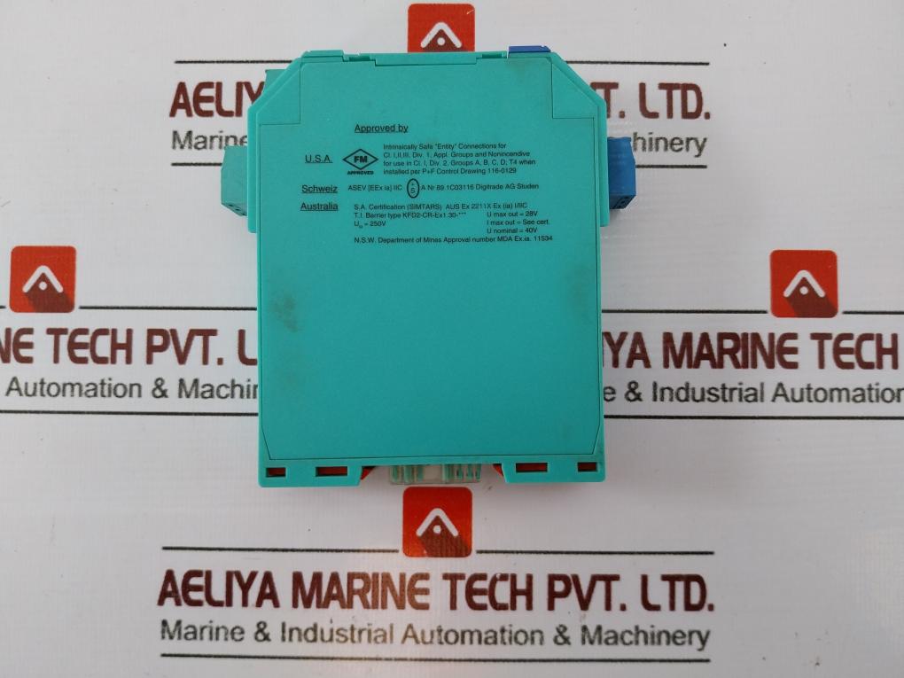 Pepperl+Fuchs Kfd2-cr-ex1.30-200 Transformer Isolated Repeater 93Ma