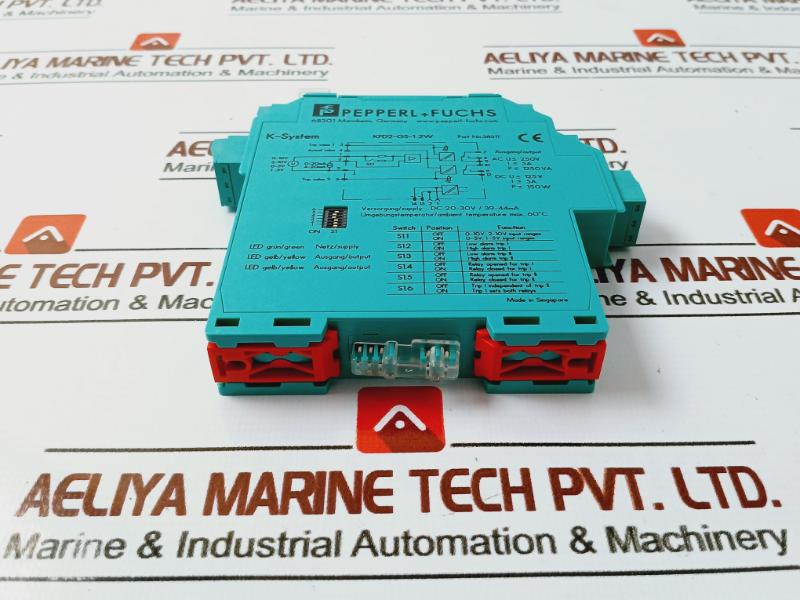 Pepperl+fuchs Kfd2-gs-1.2w Current/voltage Trip Value Signal Conditioner 38311