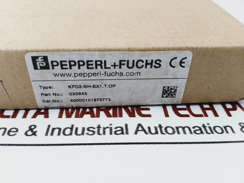 Pepperl+fuchs Kfd2-sh-ex1.t.op Switch Amplifier 35845 24v