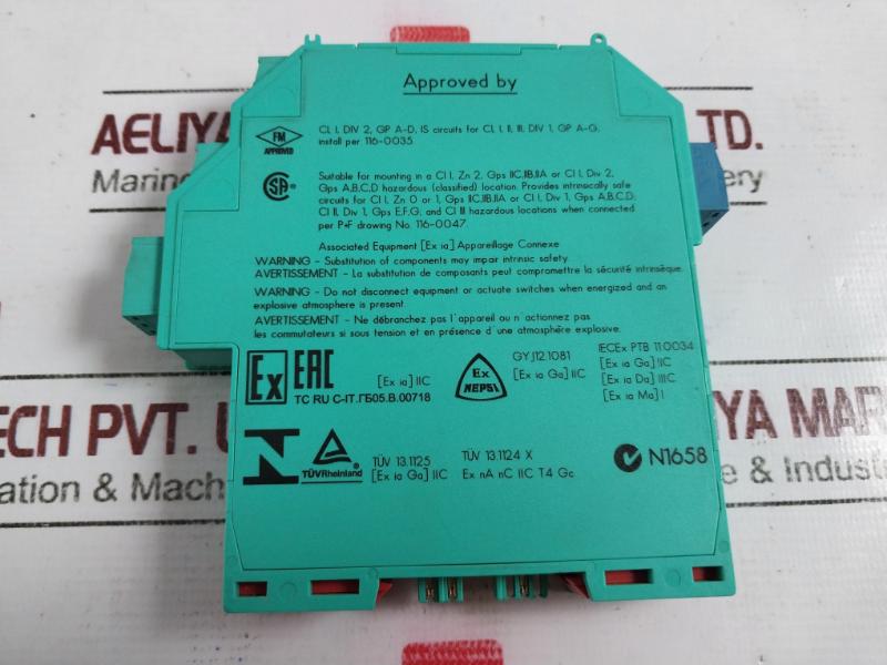 Pepperl+fuchs Kfd2-sr2-ex1.w.lb K-system Isolator Switch Amplifier Pf08cert0803