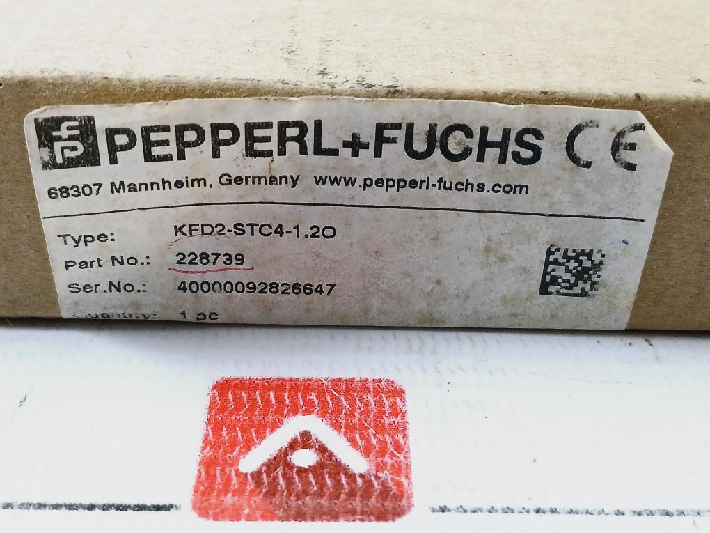 Pepperl+fuchs Kfd2-stc4-1.2o Safety Barrier Power Supply Dc 20-35v