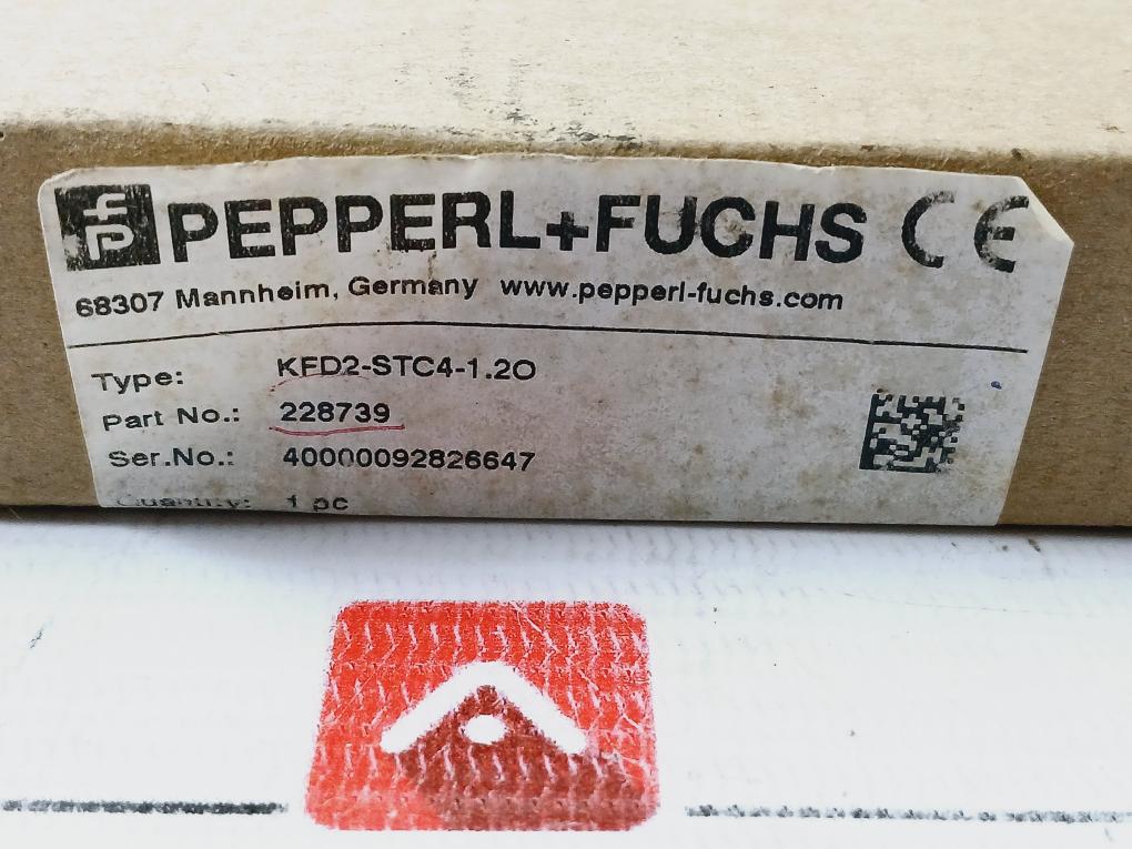Pepperl+fuchs Kfd2-stc4-1.2o Safety Barrier Power Supply Dc 20-35v