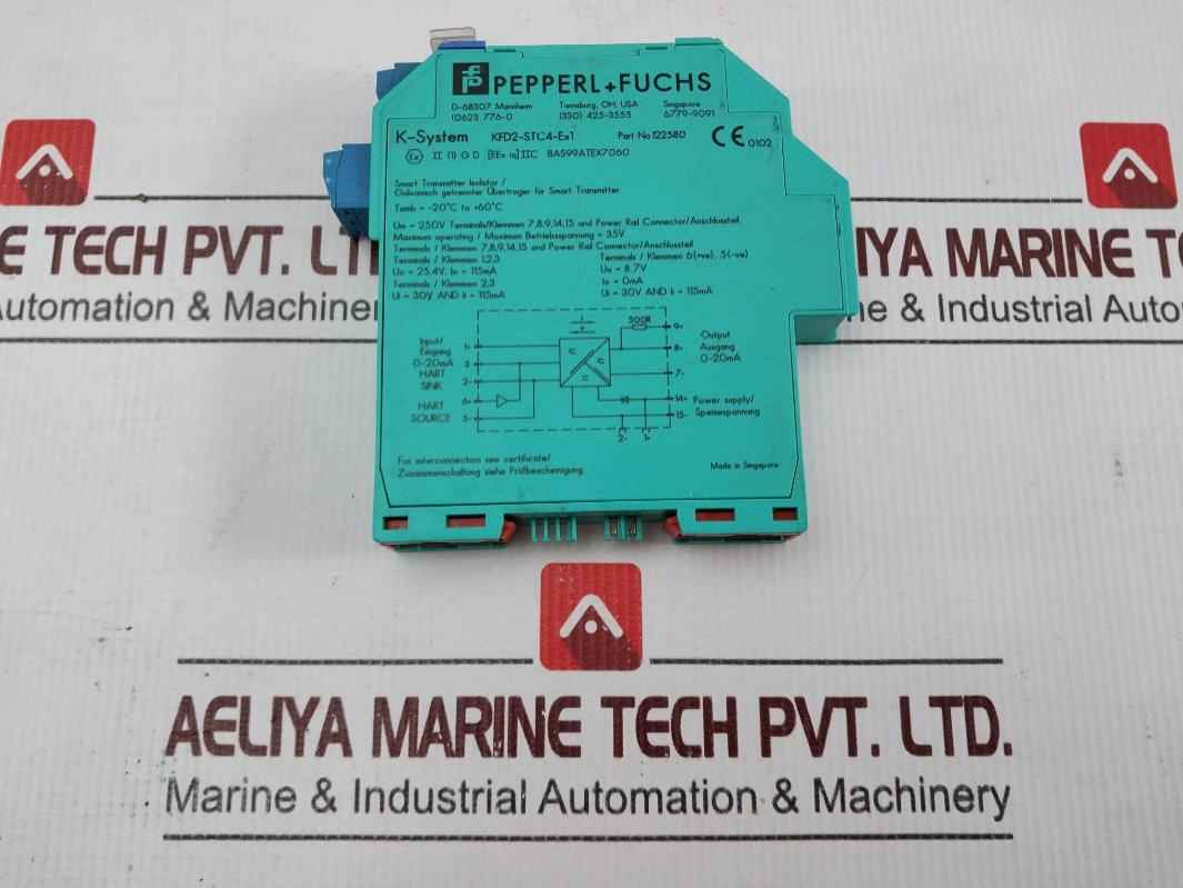 Pepperl+fuchs Kfd2-stc4-ex1 Transmitter Power Supply -20°c to +60°c 250v