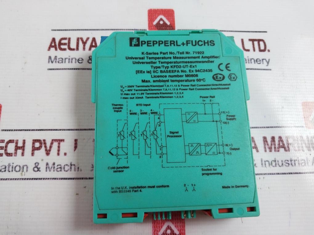 Pepperl+fuchs Kfd2-ut-ex1 Universal Temperature Measurement Amplifier