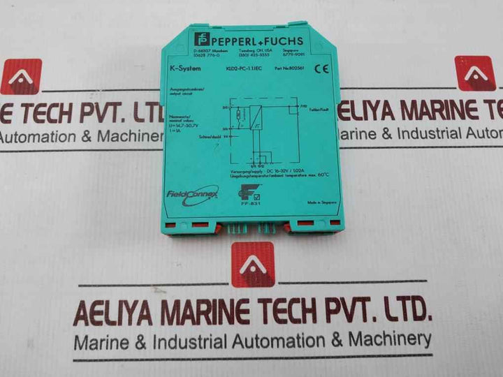 Pepperl+fuchs Kld2-pc-1.1.iec Fieldbus Power Conditioner Unit Dc 16-32v/1,02a