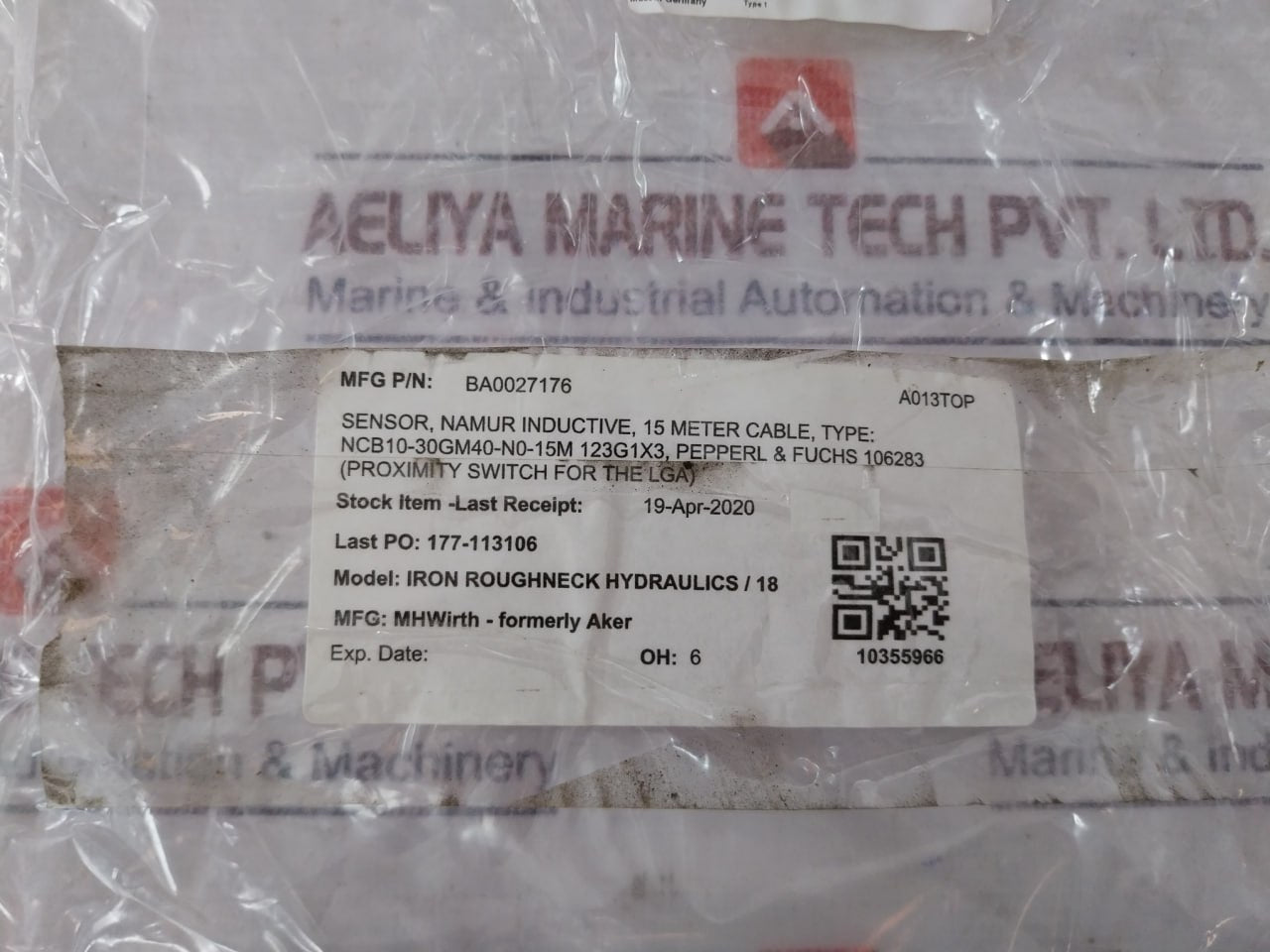 Pepperl+fuchs Ncb10-30gm40-n0-15m-og Inductive Sensor