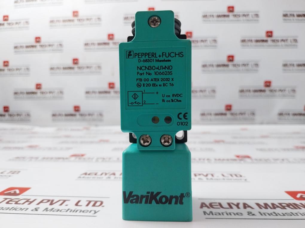 Pepperl+fuchs Ncn30+u1+n0 Varikont Inductive Sensor 8vdc Atex 106623s
