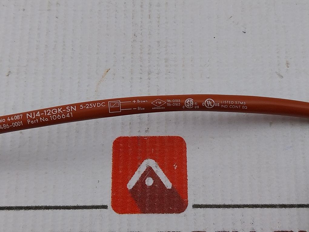 Pepperl+fuchs Nj4-12gk-sn Inductive Sensor 5-25vdc 2-meter