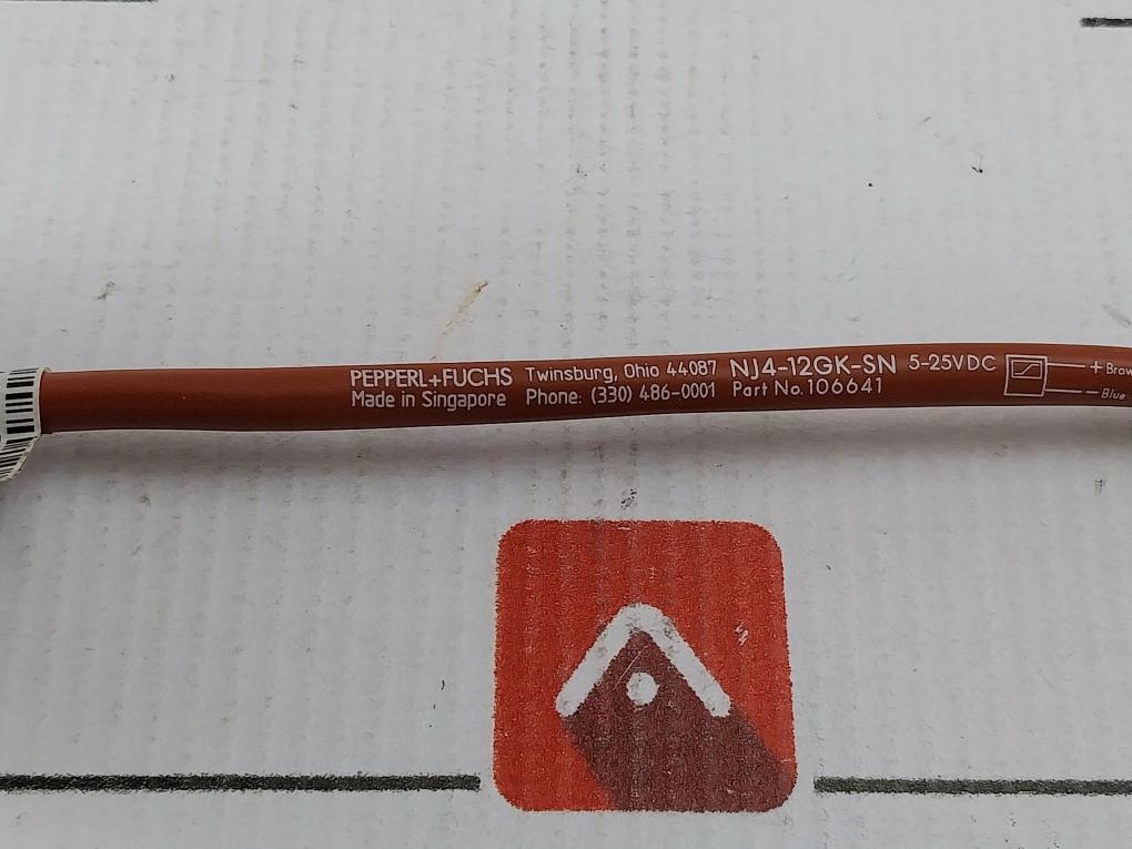 Pepperl+fuchs Nj4-12gk-sn Inductive Sensor 5-25vdc 2-meter
