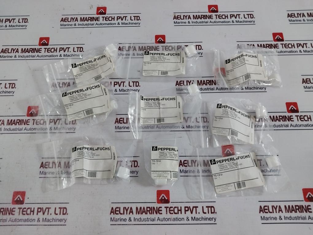 Lot of 9X Pepperl+Fuchs TC-12-U Protection Cap Type 1