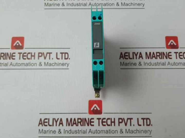 Pepperl+fuchs Z960 Channel Zener Barrier Z-system 203ma 250v Po= 0.50w