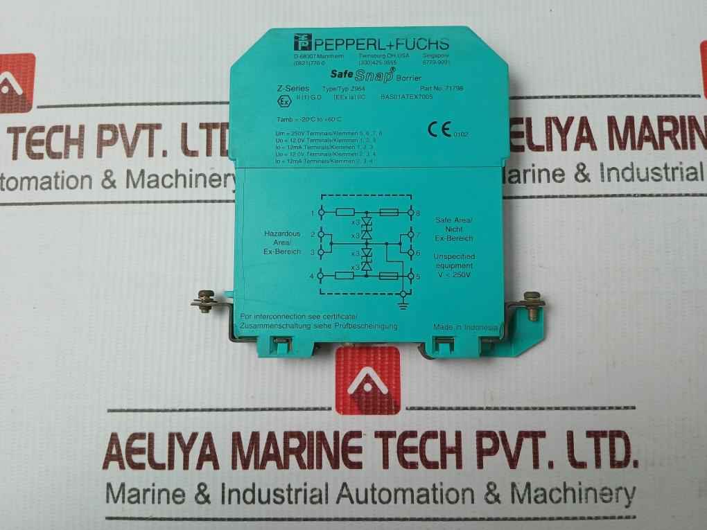 Pepperl+fuchs Z964 Safe Snap Barrier Z-series