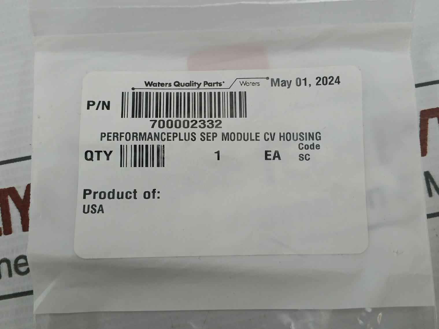 Performance Check Valve Housing  700002332 Waters