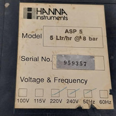 Peristaltic Chemical Dosing Pump Asp 5 Hanna Instruments