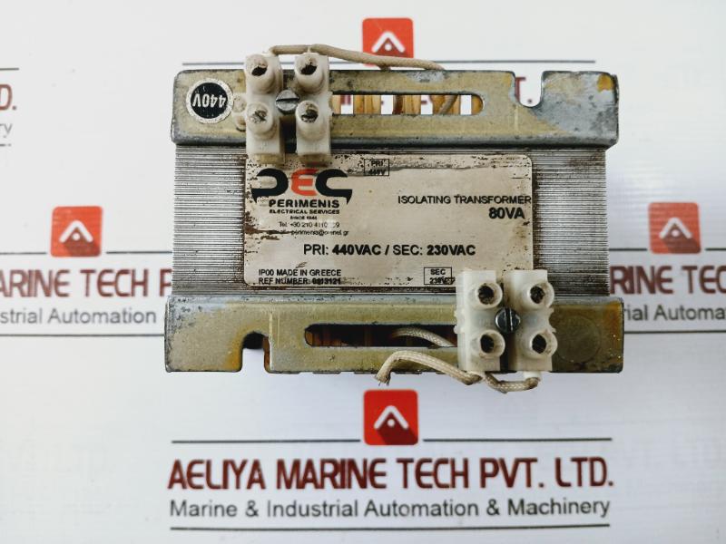 Pes 0113121 Isolating Transformer Primary/Secondary Voltage-440Vac/230Vac