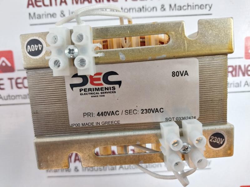 Pes 80va Transformer Pri - 440vac/ Sec - 230vac