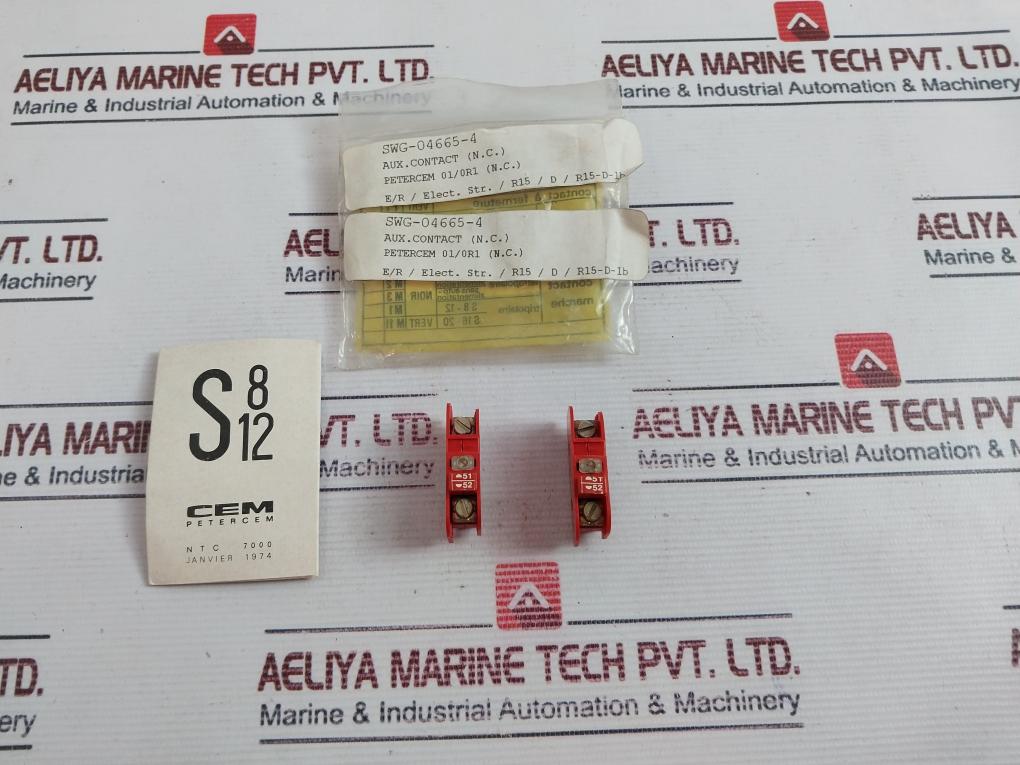 Petercem 01/0R1 Auxiliary Contact