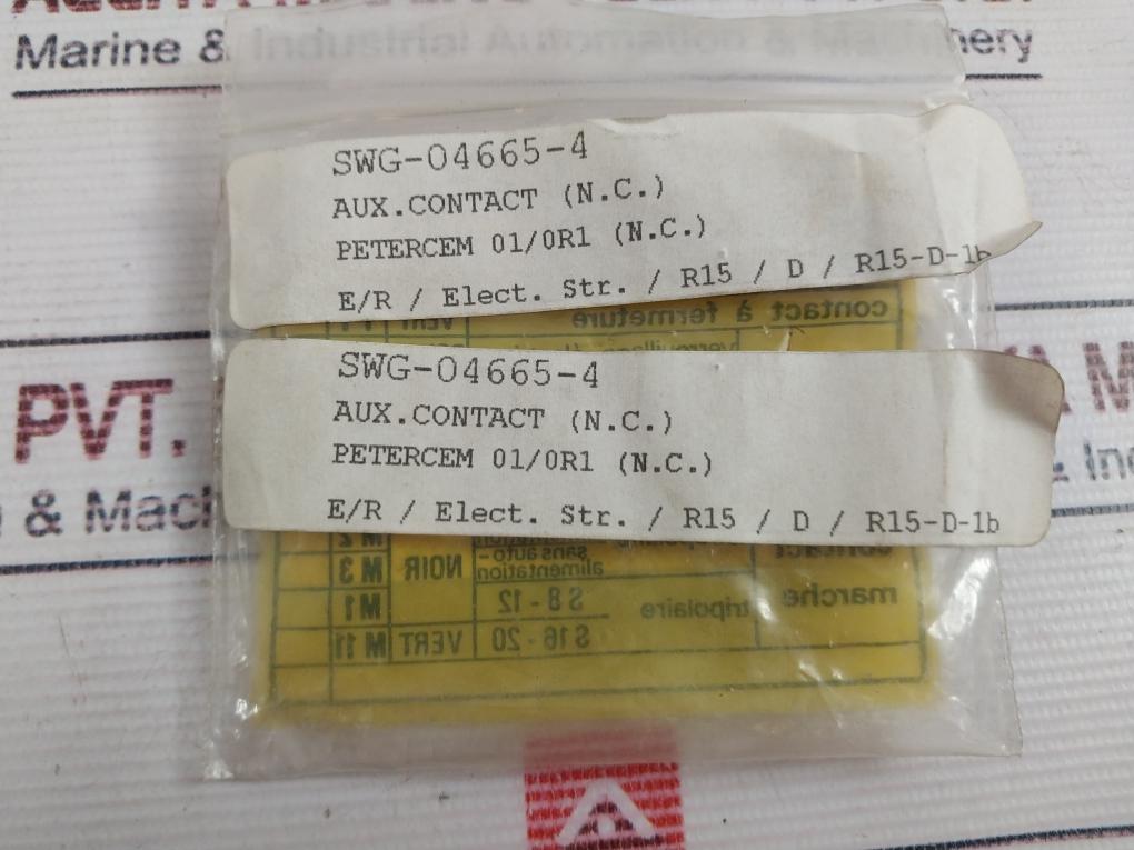 Petercem 01/0R1 Auxiliary Contact