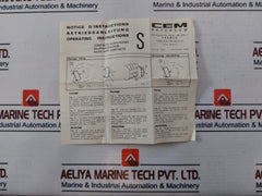 Lot of 5X PETERCEM F1 PETERCEM F1 Auxiliary Contact Block SWG-04665-3