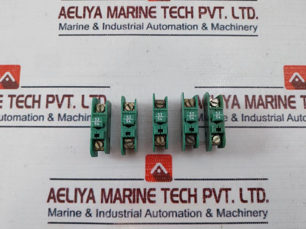 Lot of 5X PETERCEM F1 PETERCEM F1 Auxiliary Contact Block SWG-04665-3