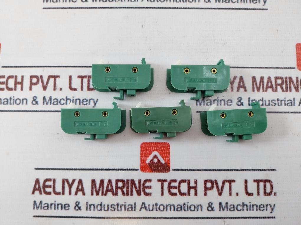 Lot of 5X PETERCEM F1 PETERCEM F1 Auxiliary Contact Block SWG-04665-3