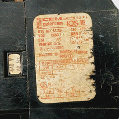 Petercem S 16 Overload Relay 25A 750V