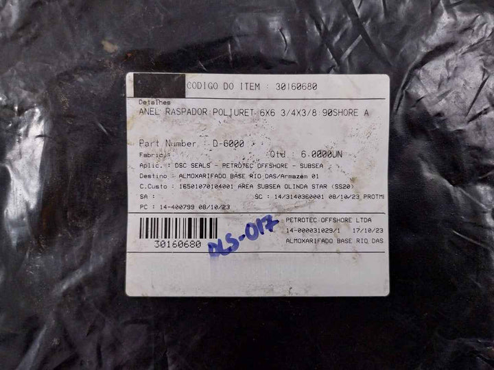 Petrotec D-6000 Scraper Ring Polyurethane Seal Ring For Dsc Application