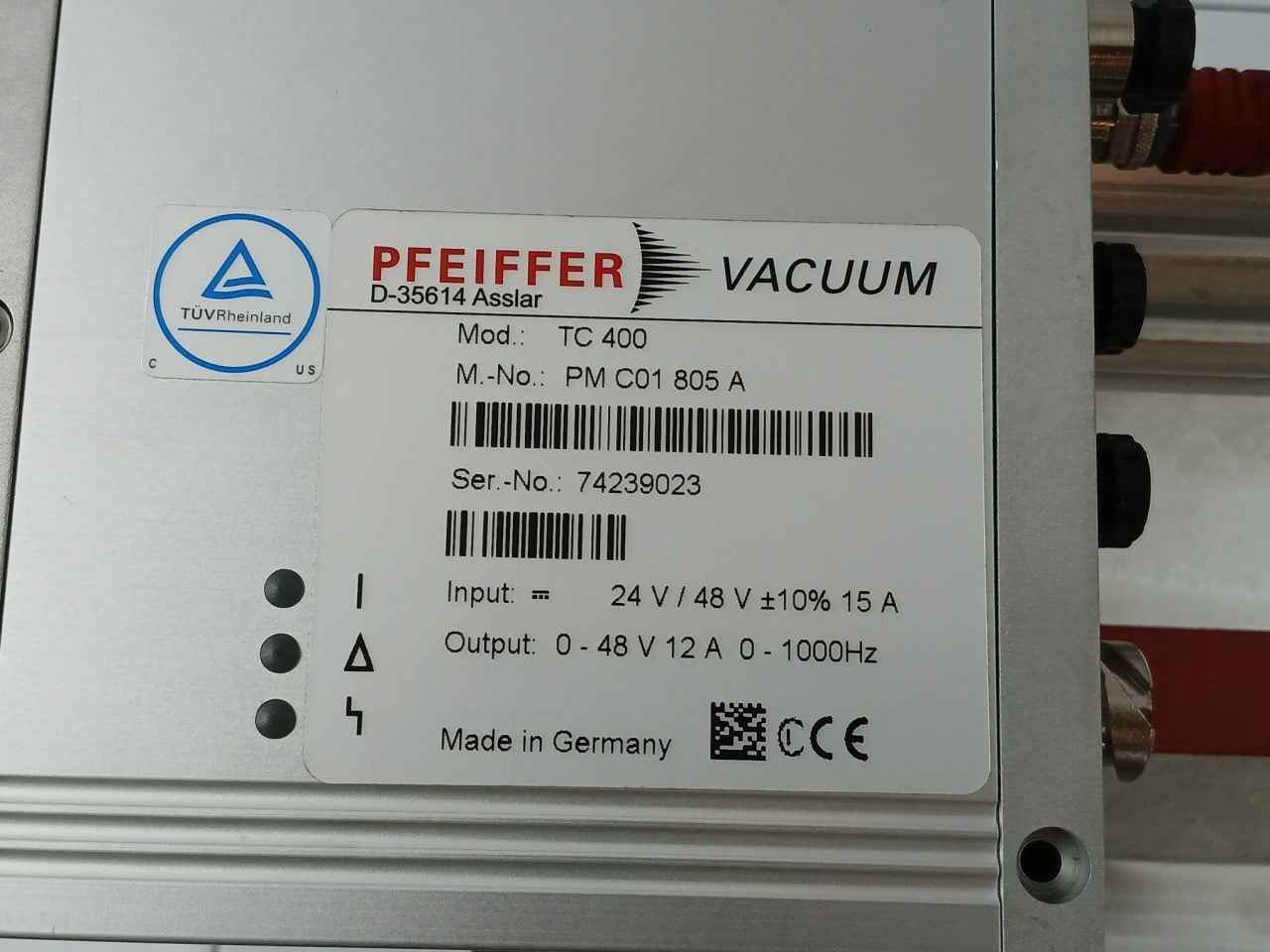 Pfeiffer Pm P04 550 Turbo Vacuum Pump Splitflow 310 60000 1/Min 1000Hz