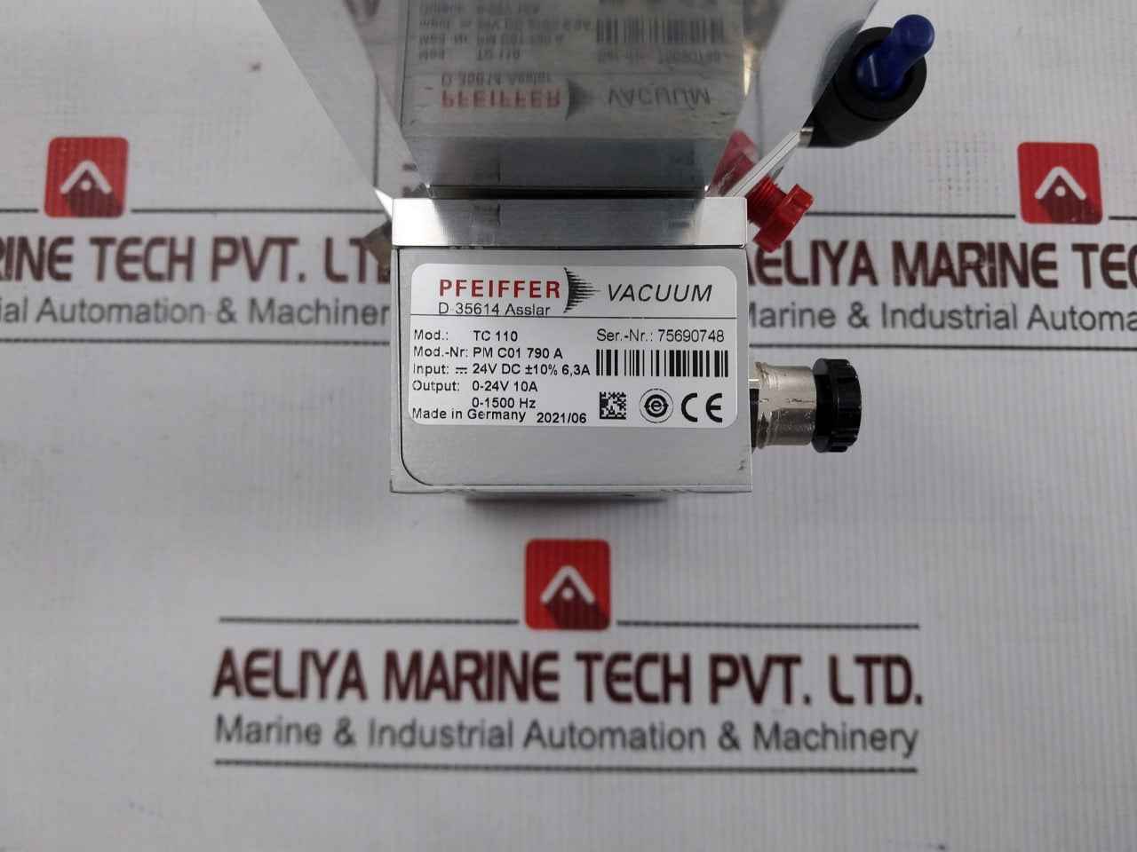 Pfeiffer Splitflow 80 Turbomolecular Vacuum Pump 1500 Hz Tc110 90000 1/Min