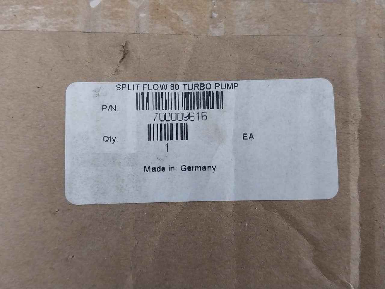 Pfeiffer Splitflow 80 Turbomolecular Vacuum Pump 1500 Hz Tc110 90000 1/Min