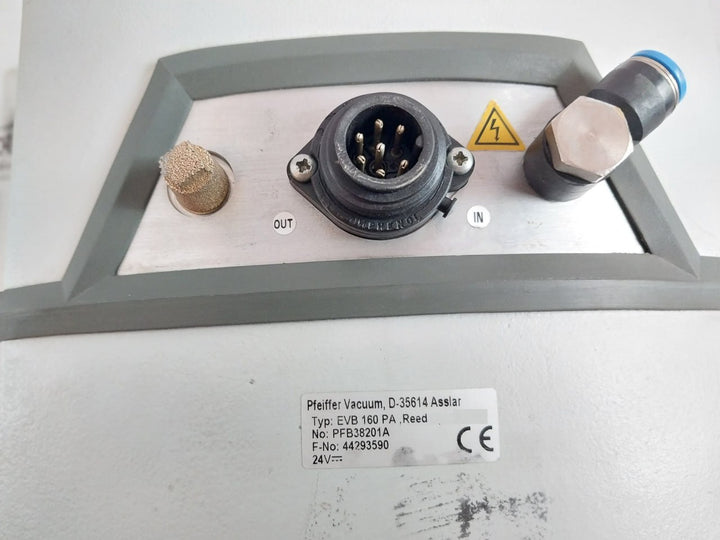 Pfeiffer Vacuum Evb 160 Pa Angle Valve Pfb38201A, 44293590 24V