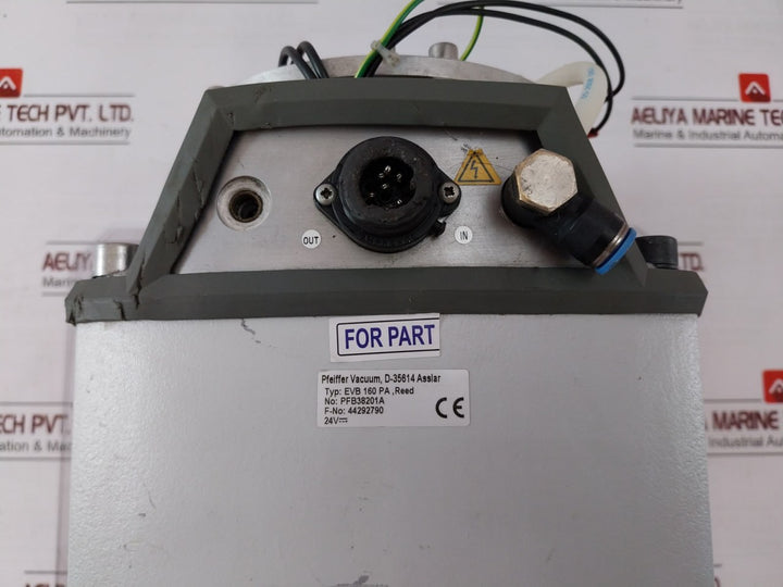 Pfeiffer Vacuum Evb 160 Pa High Vacuum Right Angle Valve Pfb38201A