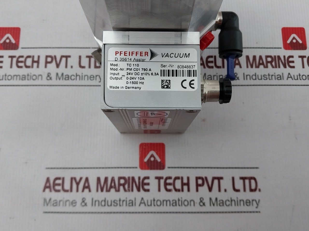 Pfeiffer Vacuum Split Flow 0-1500Hz Output 0-24V 10A