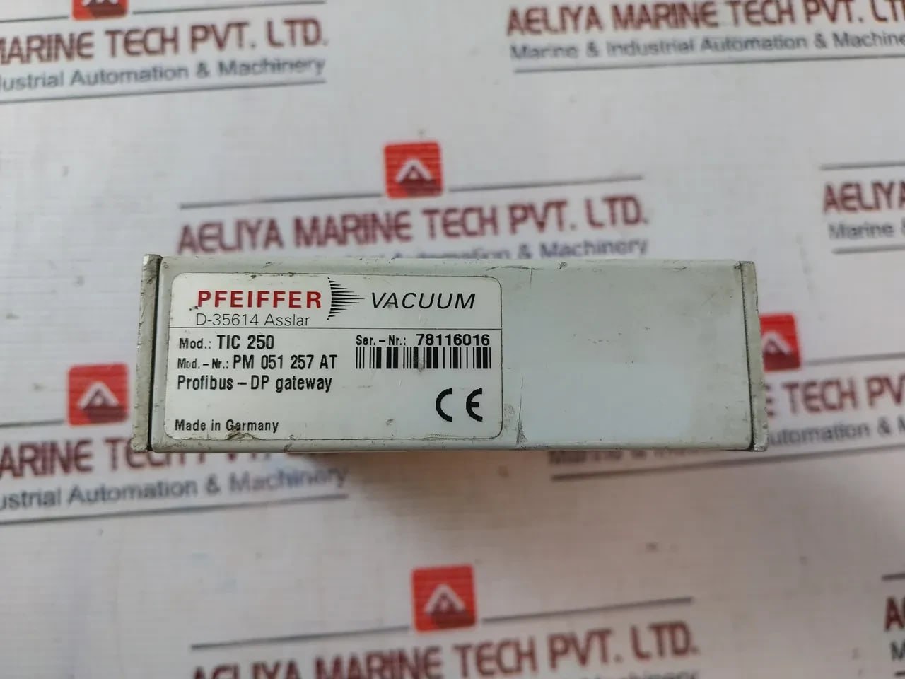 Pfeiffer Vacuum Tic 250 Profibus-dp Converter Gateway For Drive Unit Pm 051 257